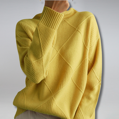 Pull à col roulé en cachemire Luciana