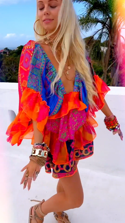 ROBE VINTAGE HAVANE