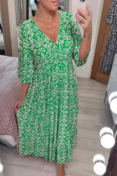 ROBE CHAMPÊTRE OLIVE
