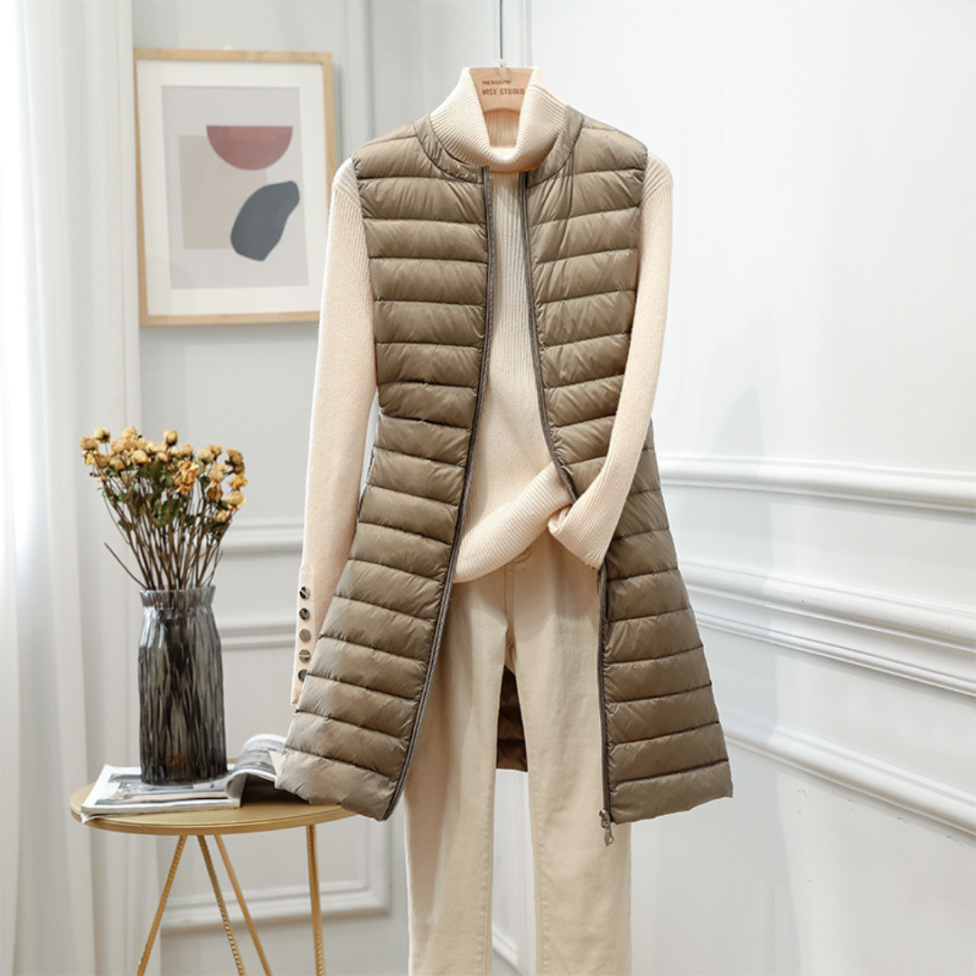Premier - Veste de printemps en duvet sans manches ultra légère