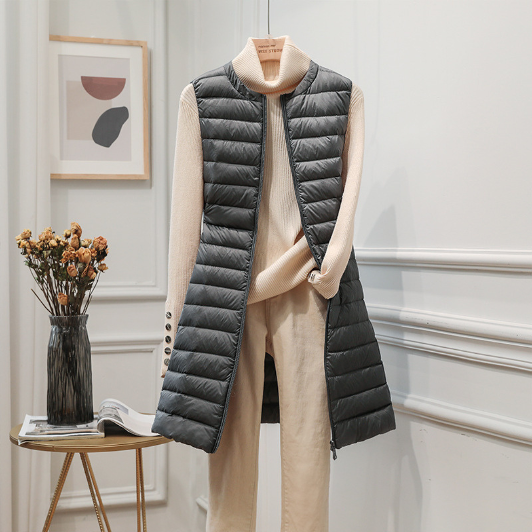Premier - Veste de printemps en duvet sans manches ultra légère